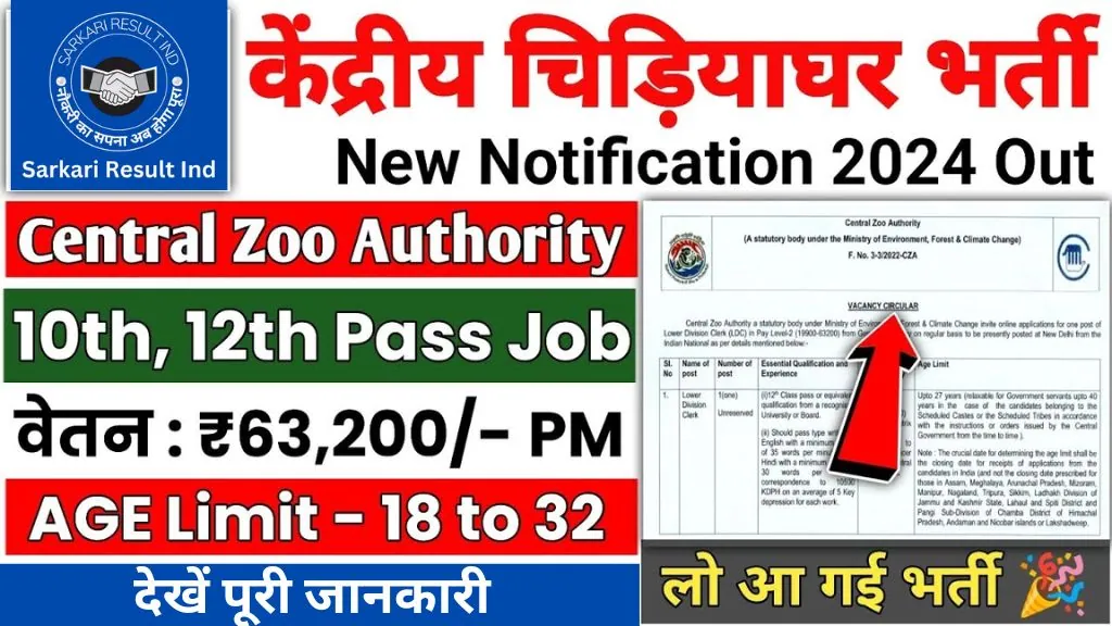 CZA Delhi Clerk Vacancy 2025