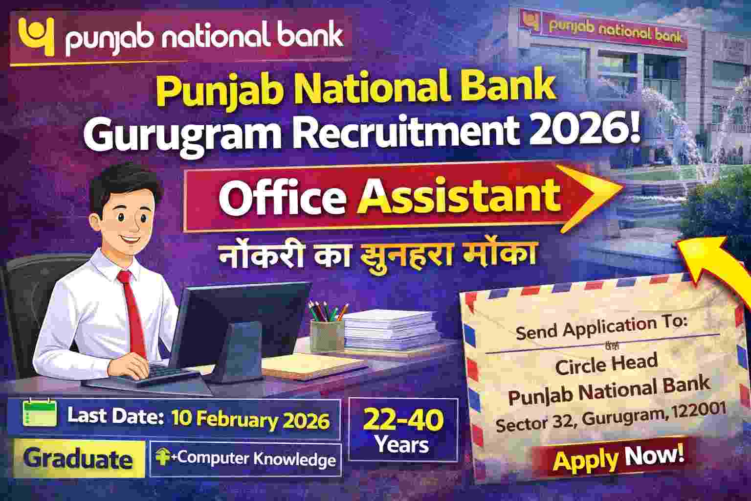 Punjab National Bank Gurugram Recruitment 2026