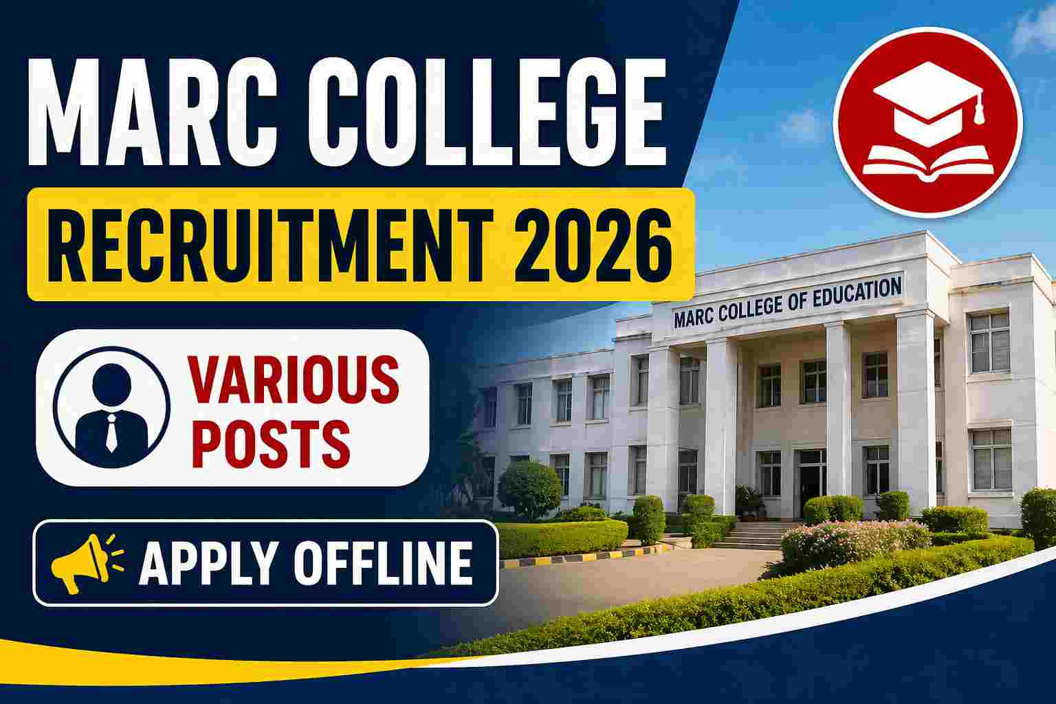 MARC College of Education Bhiwani Recruitment 2026