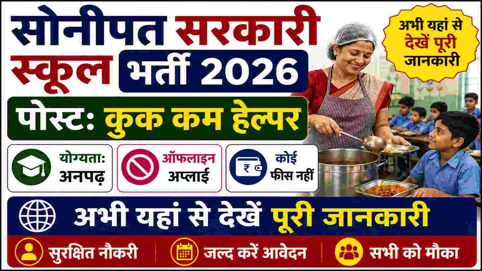 GPS Model Town Sonipat Helper Recruitment 2026 1 GPS Model Town Sonipat Helper Recruitment 2026